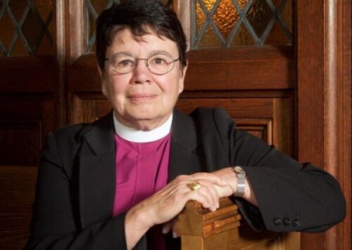 Assisting Bishop Chilton Knudsen